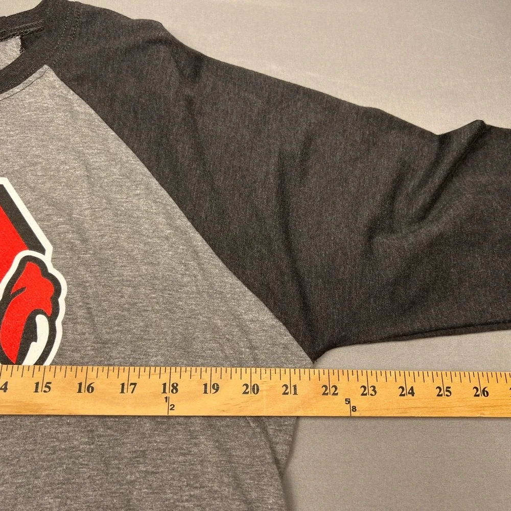 Next Level AFL Orlando Predators Big Logo T Shirt Adult Large 3/4 Sleeve Tee